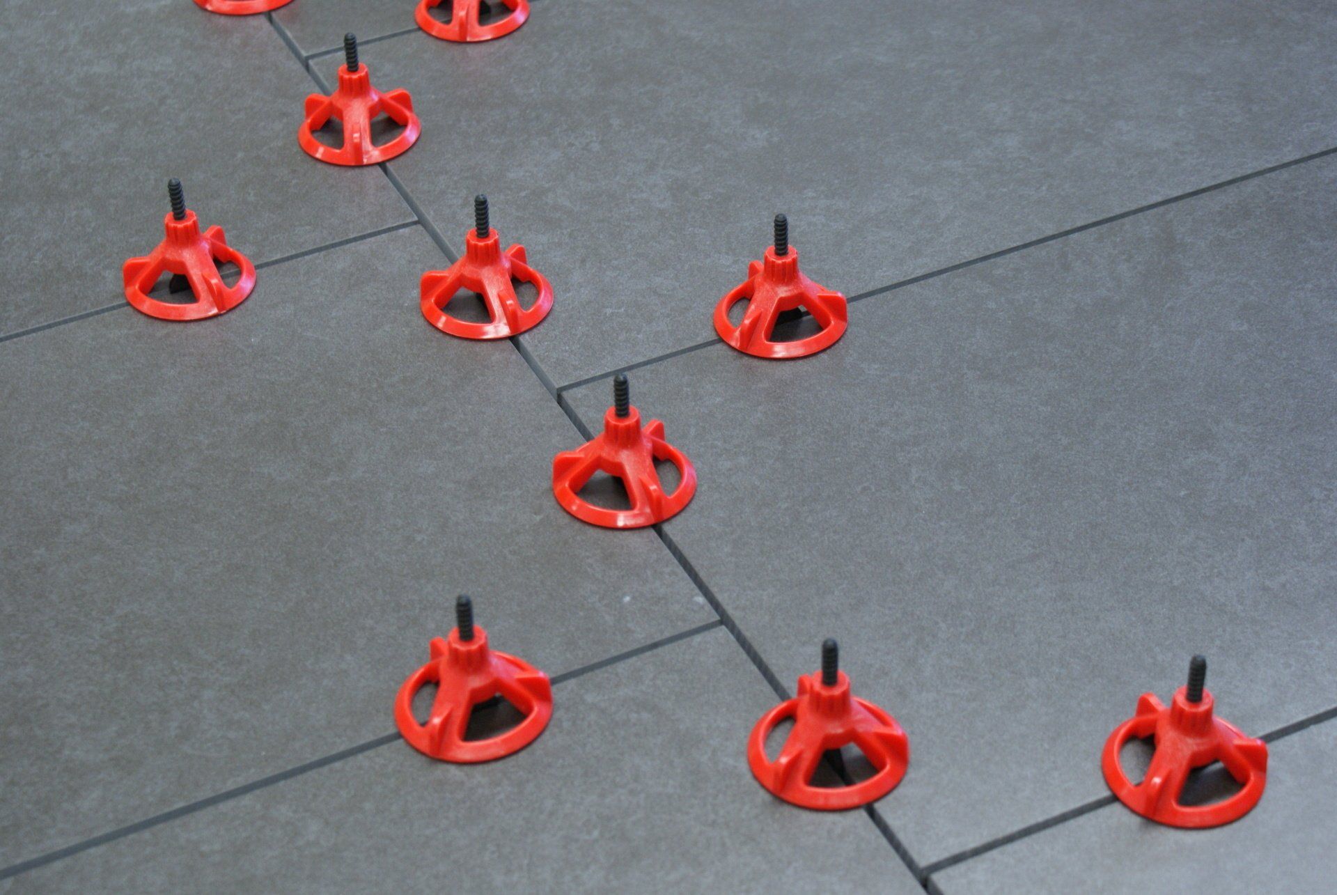 Spin Doctor Tile Leveling Caps close-up view