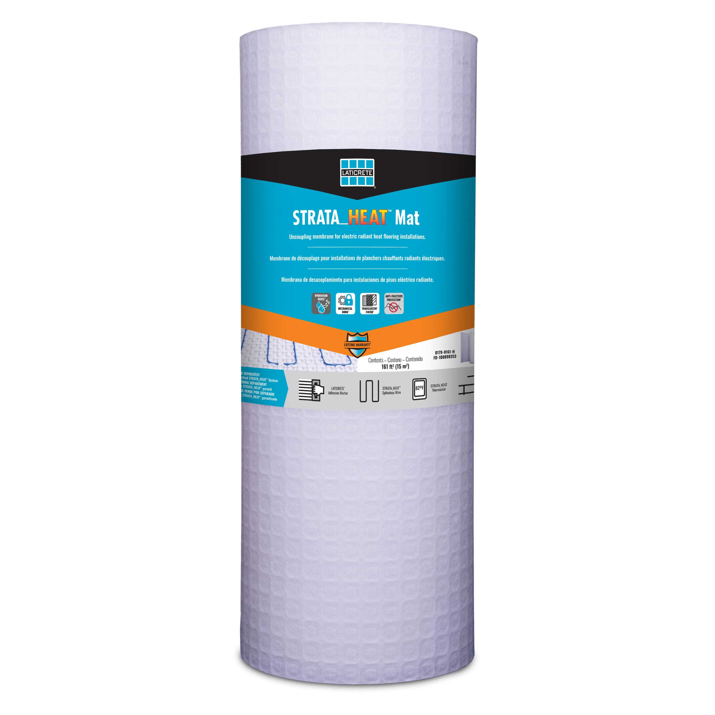 Laticrete Strata Heat Mat, Heated Floor Uncoupling Membrane