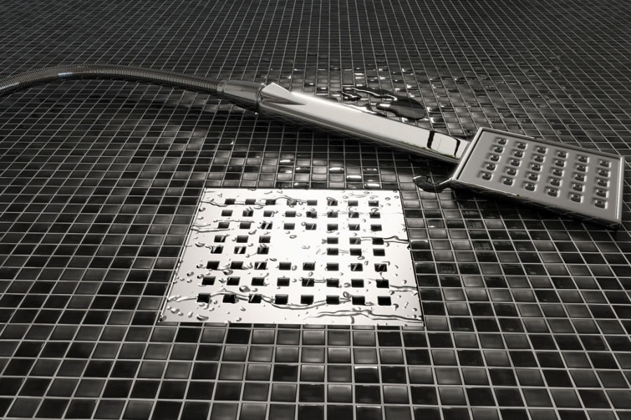 Square Shower Drain Tile, Tiling A Shower Floor Around Drain