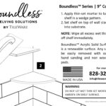 TileWare Boundless Series 9 Inch Corner Shelf With Tee Hook