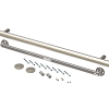 TileWare Victoria™ Series Straight Grab Bar Kit - Contemporary (for Gypsum Wallboard)