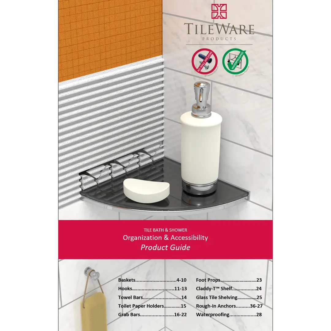 TileWare Organization & Accessibility Product Guide General Display & Literature