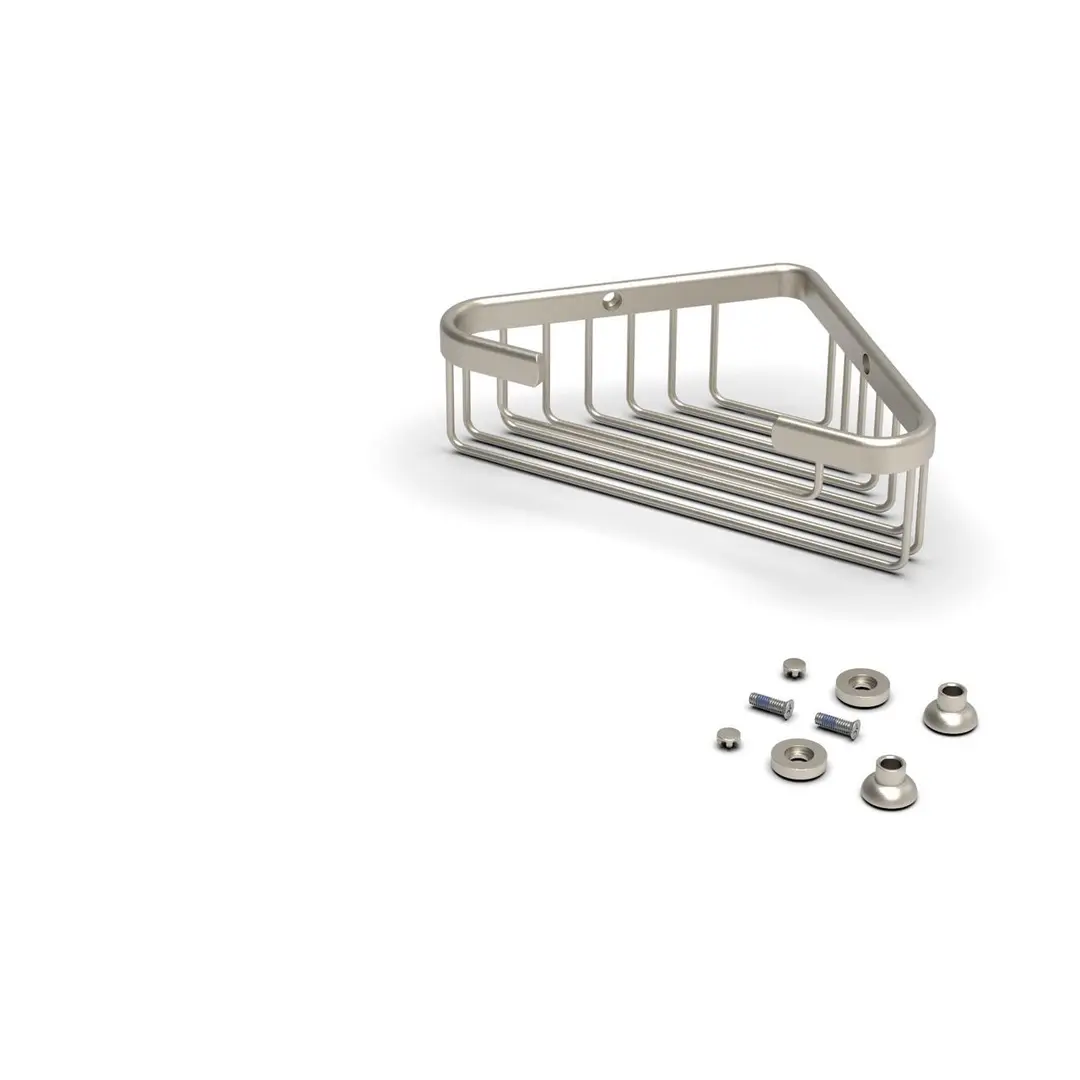Promessa Series Deep Corner Basket for Tile, Trim Only Kit