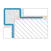LATICRETE Style 1 (CP1) Stainless Steel Corner Profile