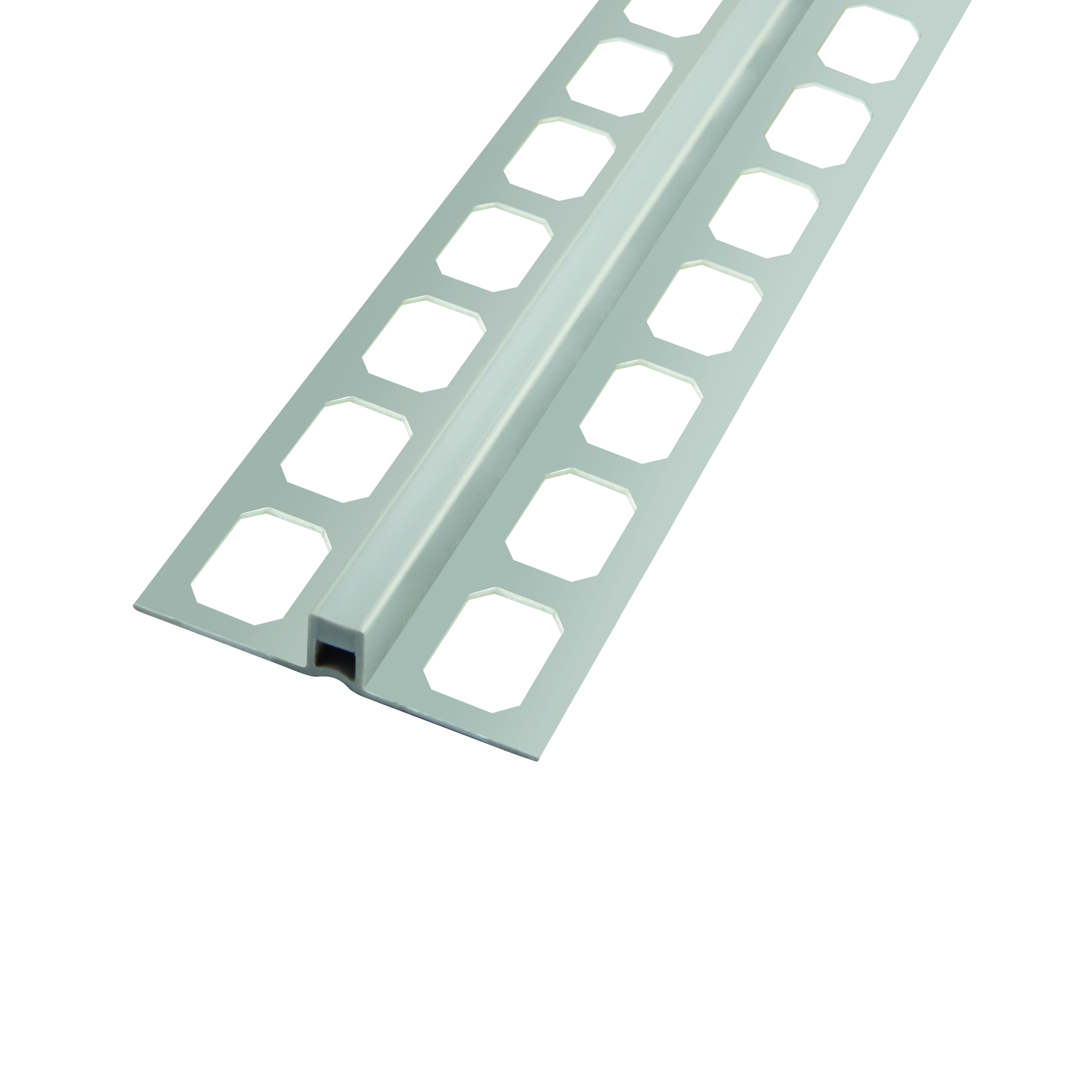 LATICRETE Style 2 (EJ2) PVC Movement Joint Profile | Co-Extruded Stress Relief for Interior Tile