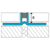 LATICRETE Style 2 (EJ2) PVC Movement Joint Profile