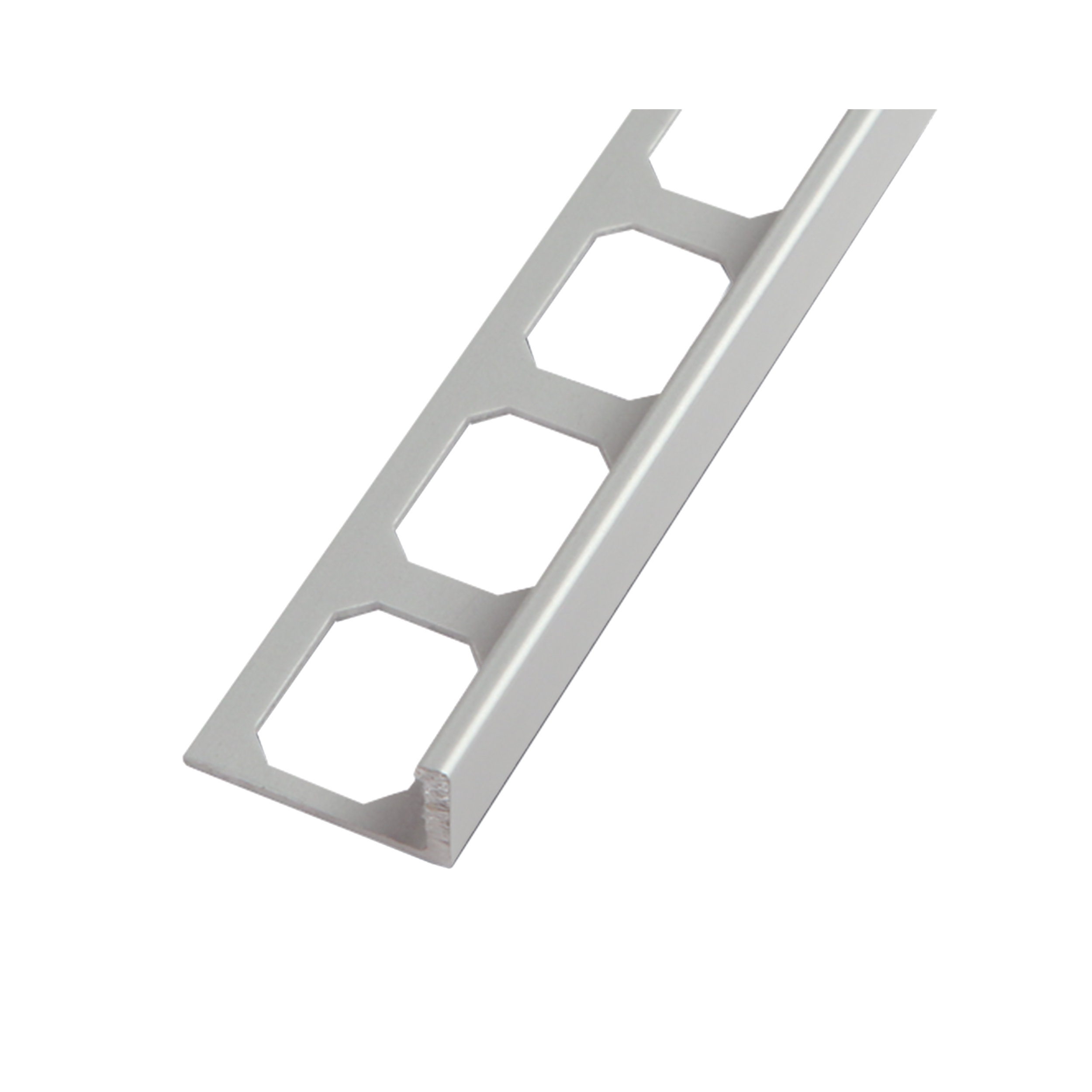 LATICRETE L-Shape Anodized Aluminum Edging (LS2) | Seamless Tile Edge Trim & Floor Transition Profile