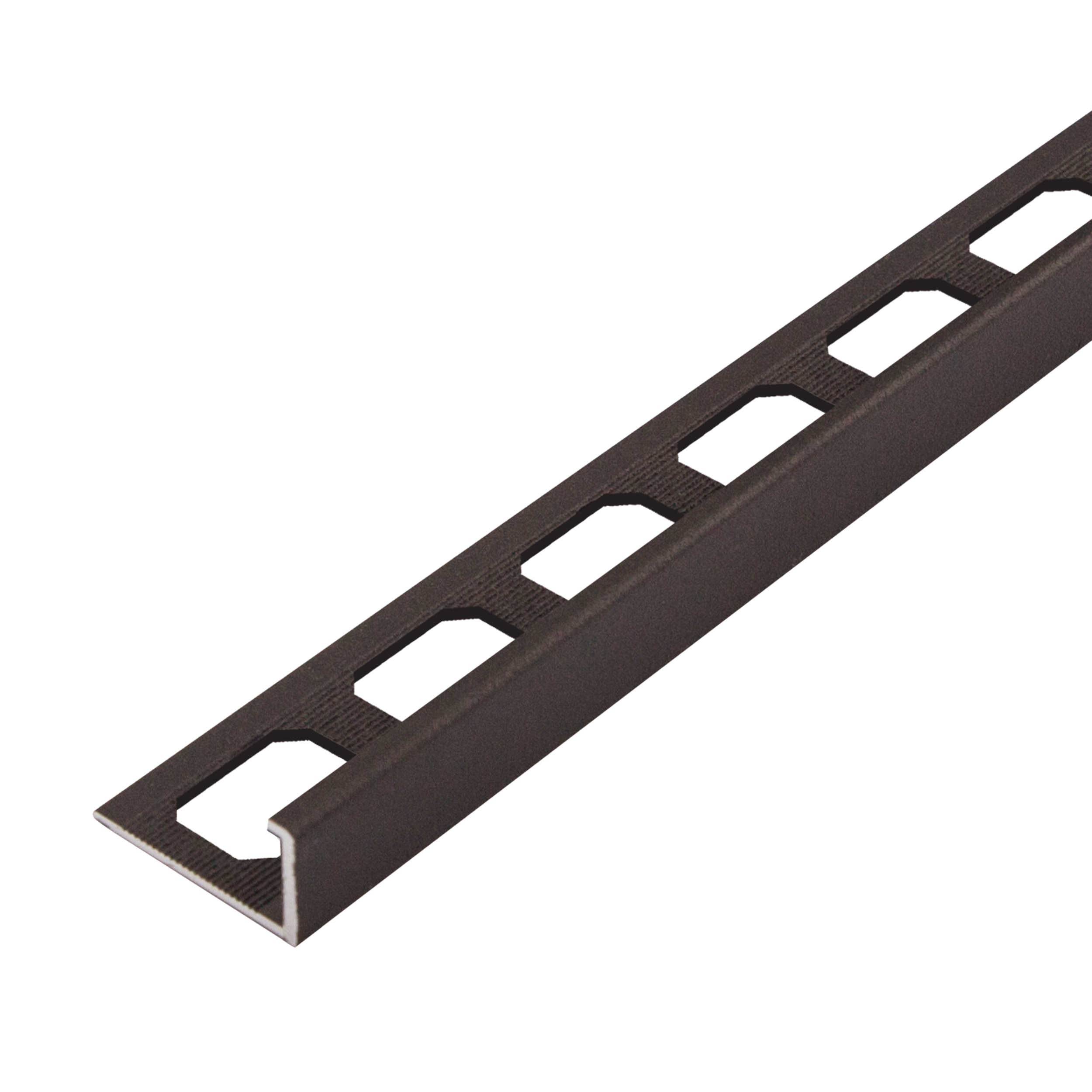 LATICRETE L-Shape Texture-Coated Aluminum Edging (LS4) | Grout Color Match Tile Trim & Seamless Border