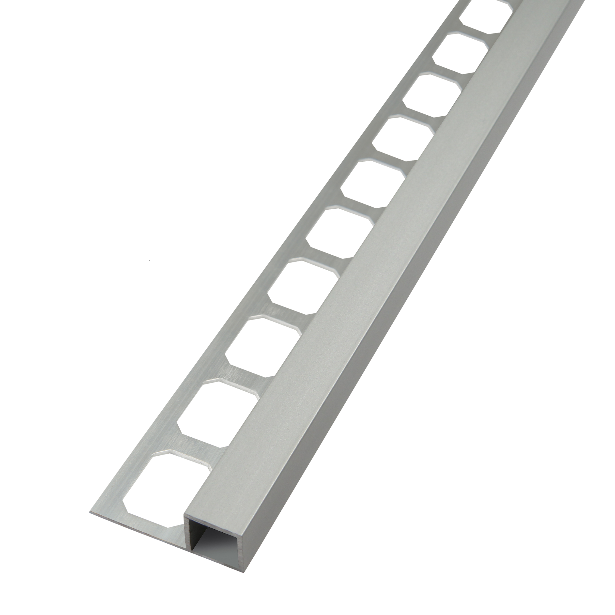 LATICRETE SQ2 Square Edge Anodized Aluminum Profile | Modern Metal Tile Trim for Walls & Countertops
