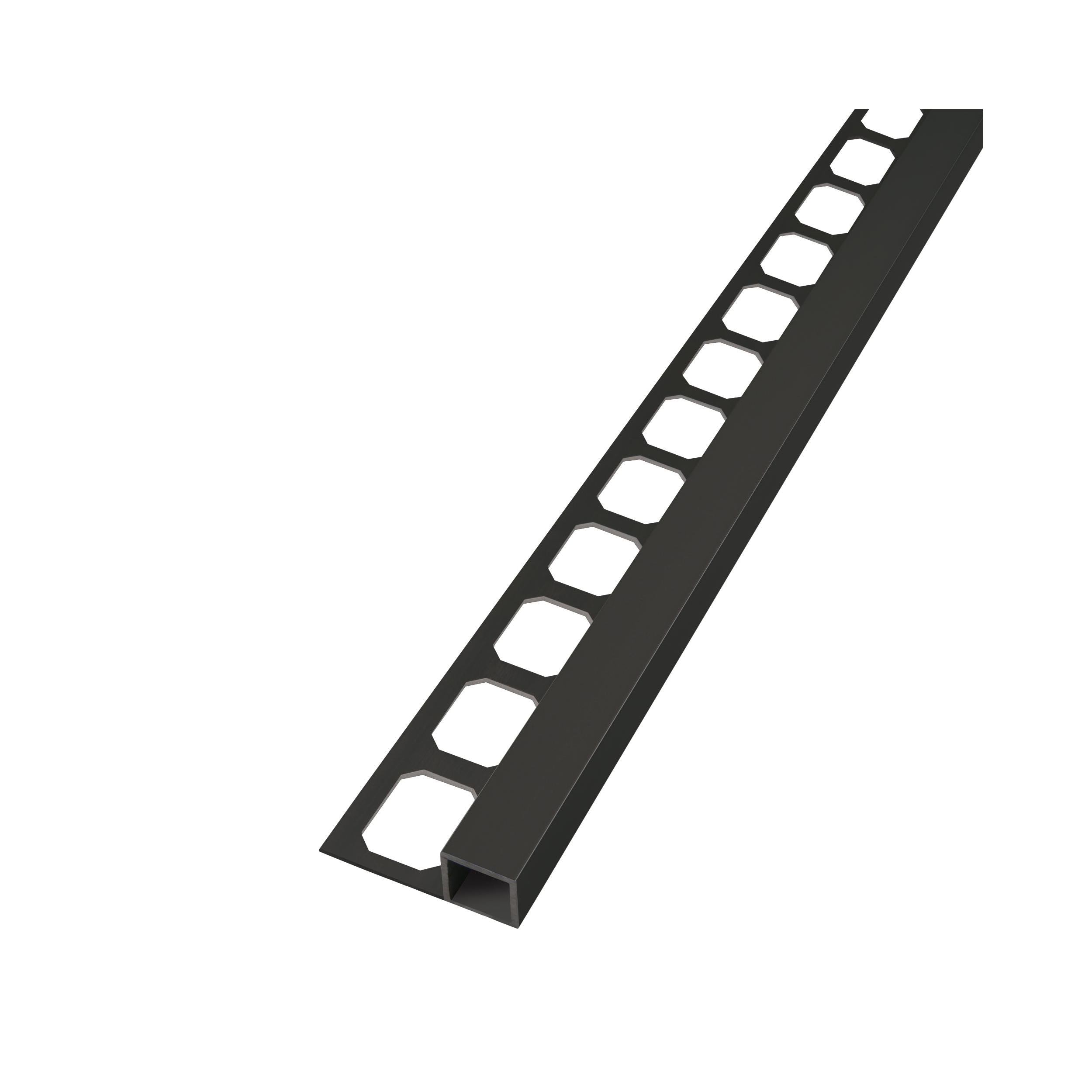 LATICRETE SQ3 Square Edge Color-Coated Aluminum Trim | Grout Matching Metal Profile for Design Walls