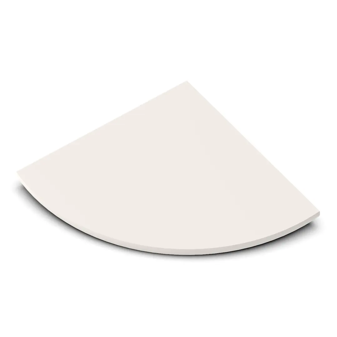 Boundless 9″ Corner Shelf Solid Surface For Tile Installation