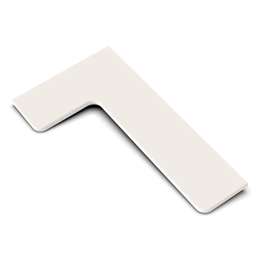 Boundless L-Shaped Corner Shelf For Tile