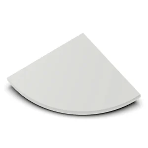 Boundless 6" Corner Shelf Solid Surface For Tile Installation