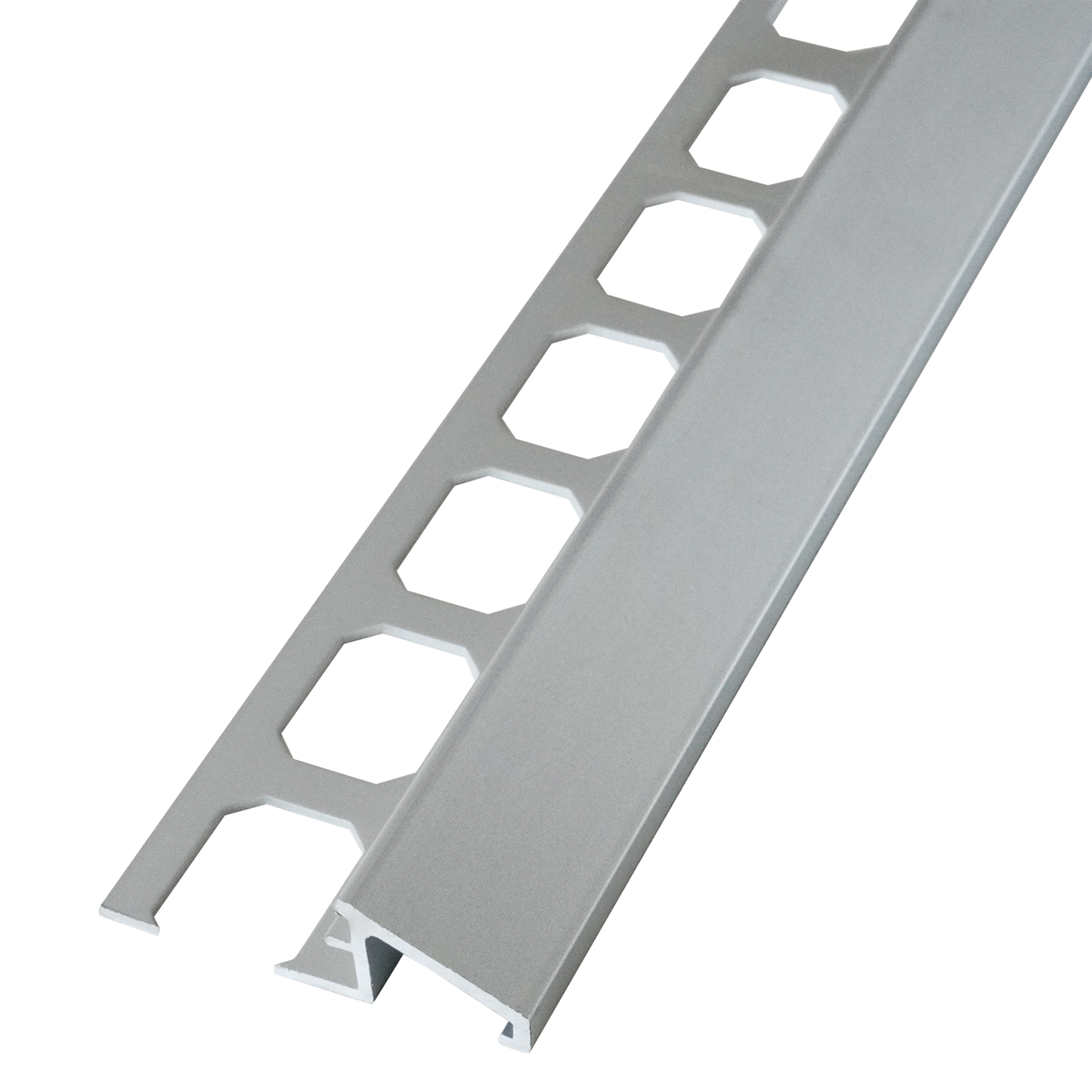 LATICRETE TR1 Floor Transition Profile | Multi-Height Metal Trim for Tile-to-Wood & Terrazzo Transitions