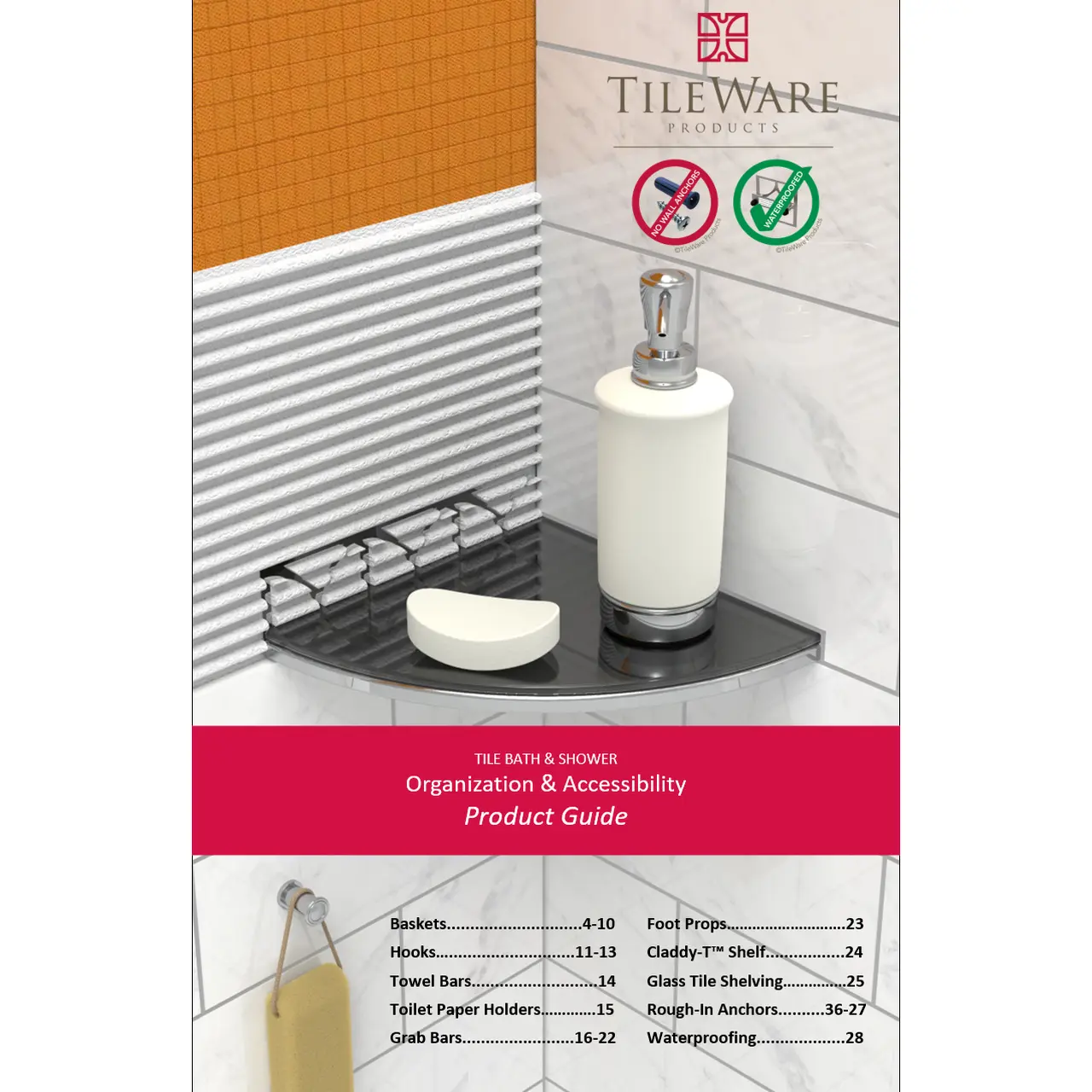 TileWare Organization & Accessibility Product Guide General Display & Literature  1-Pack