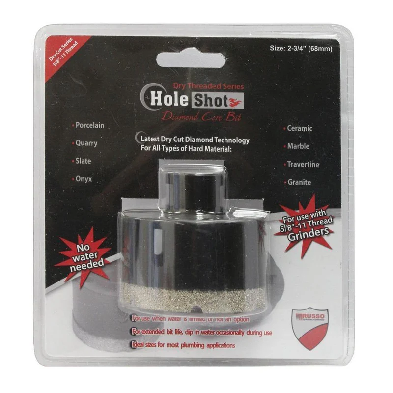 RTC Hole Shot Dry Diamond Core Bits