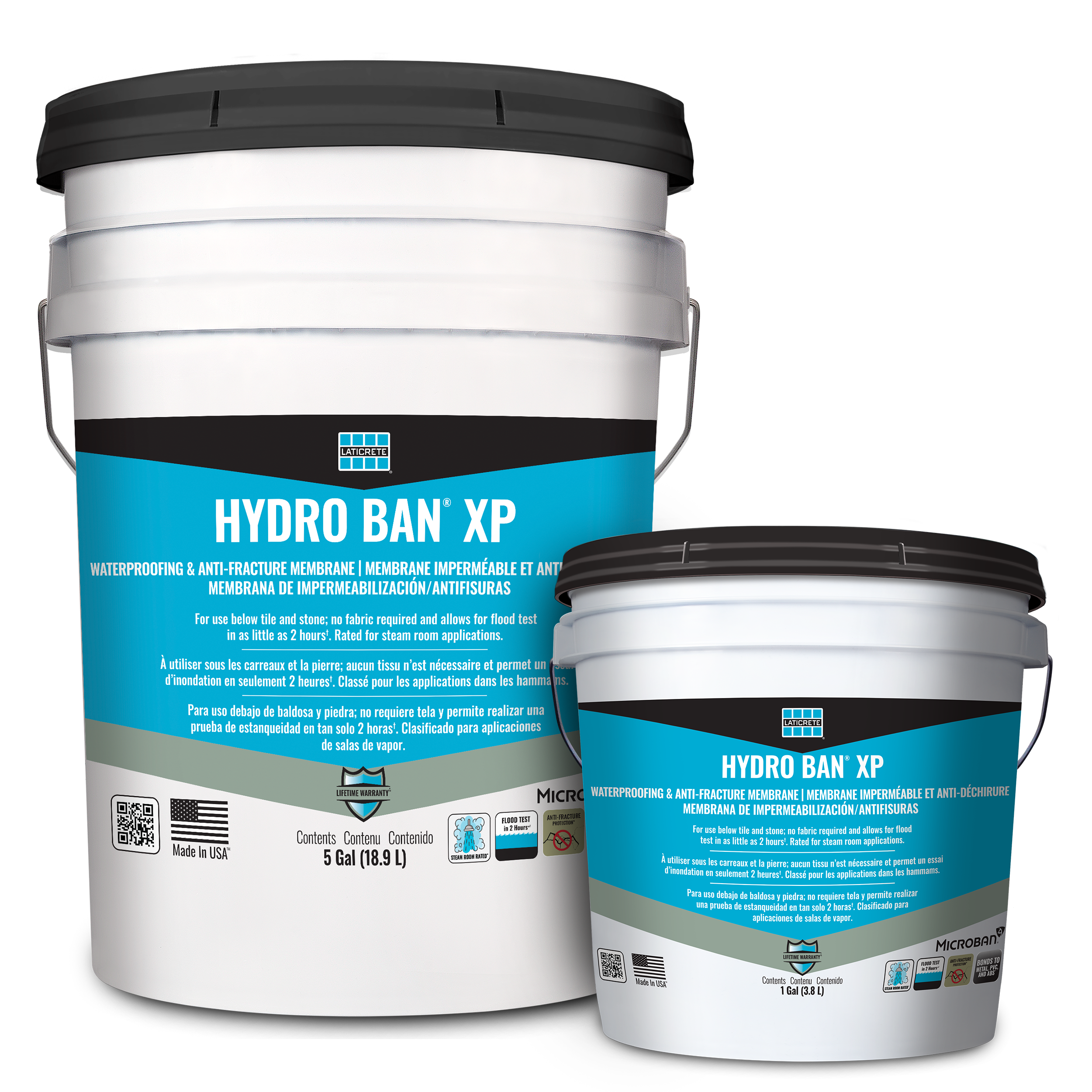 Laticrete HYDRO BAN® XP Liquid Waterproofing & Anti-Fracture Membrane 5GAL/19L