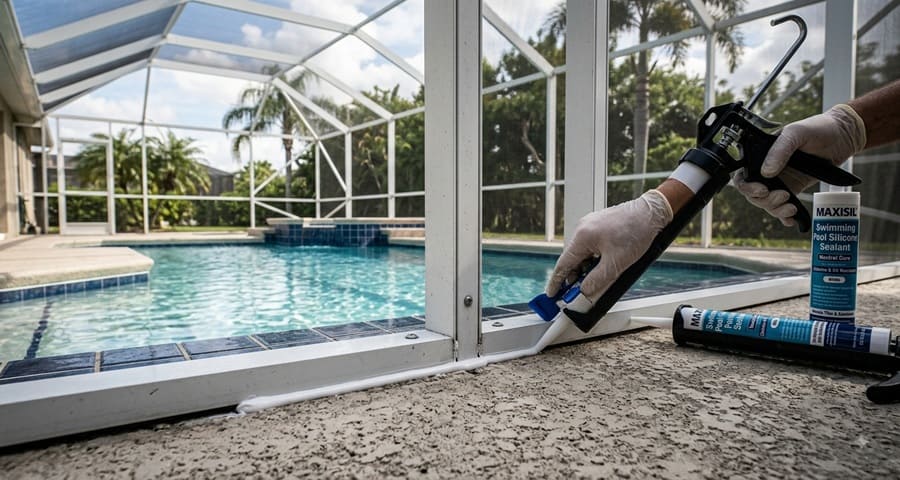 Pool Screen Sealant: The Best Caulks or Sealant for the Job