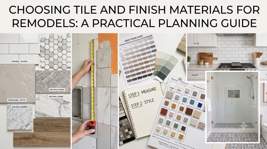 Choosing Tile and Finish Materials for Remodels