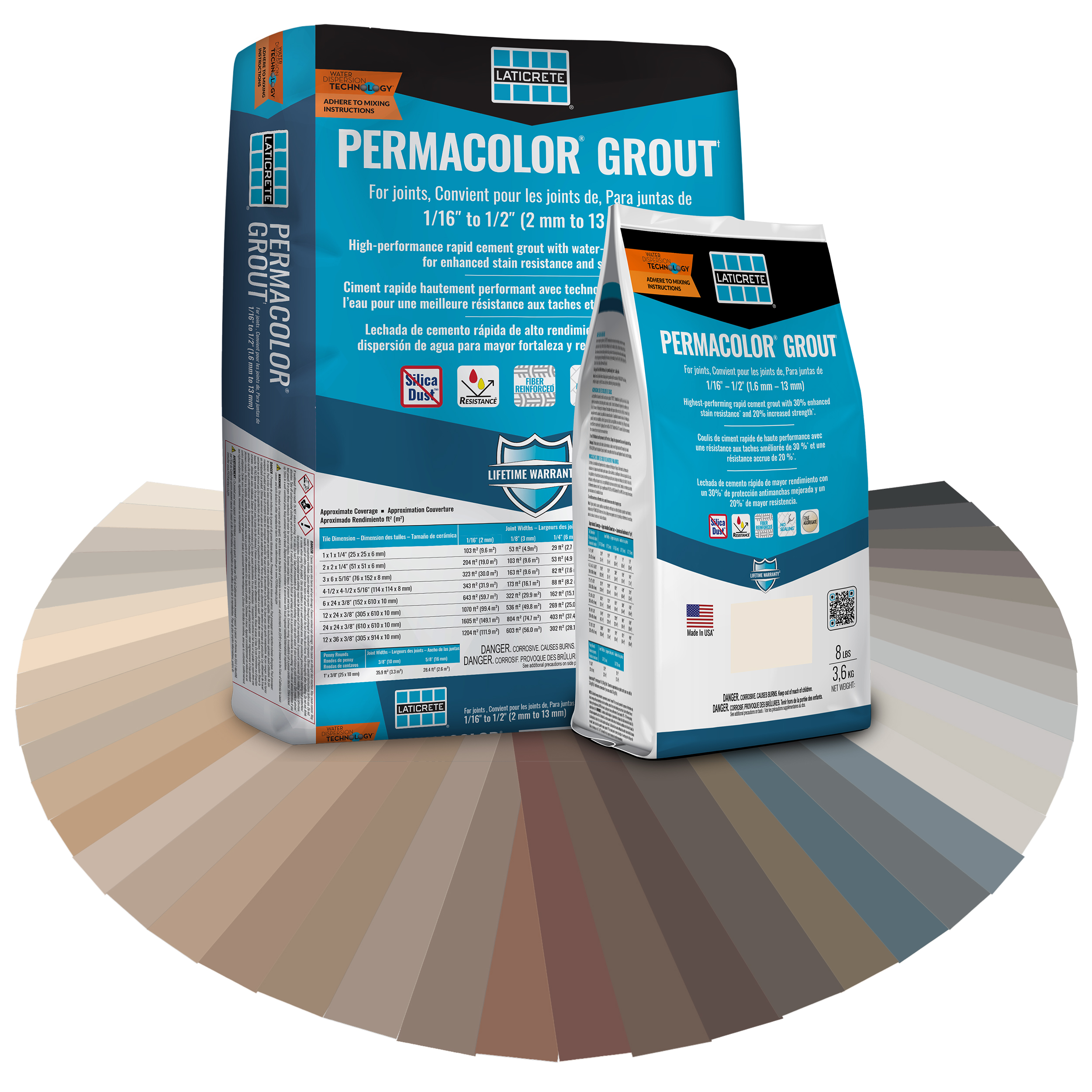 LATICRETE PERMACOLOR Grout – 25 lb Bag